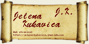 Jelena Kukavica vizit kartica
